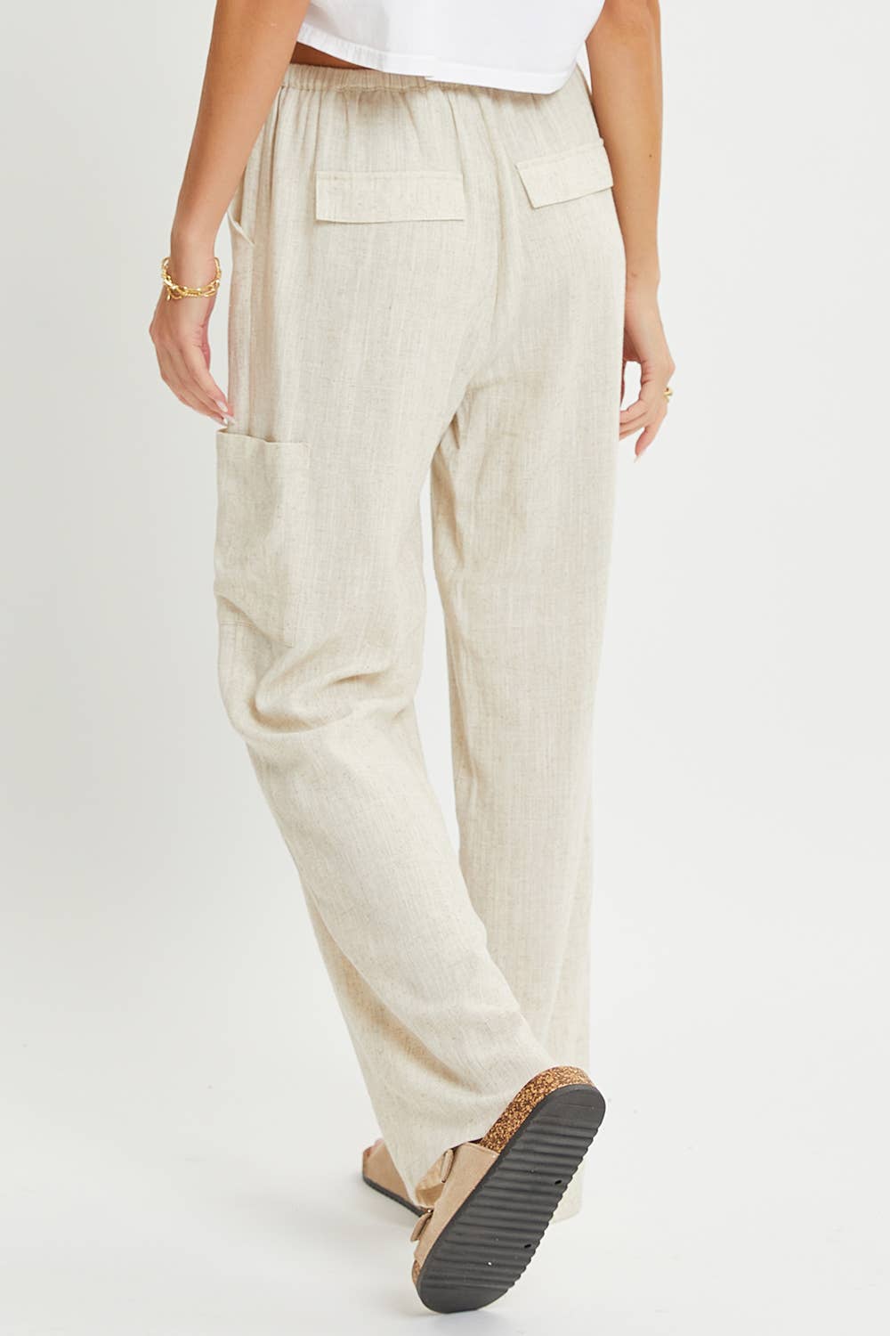 LINED DRAW STRING PANTS