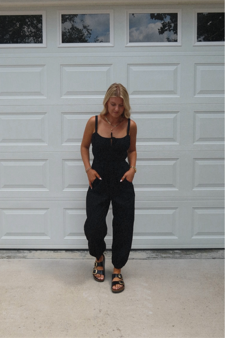 JOGGER JUMPSUIT- BLACK