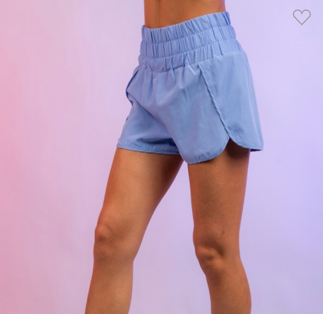 ELASTIC BLUE SHORTS